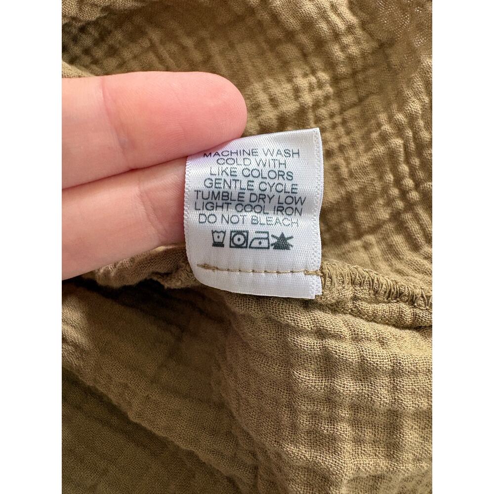 Xirena Clem Cotton Gauze Top Fernwood Size S Popover Boho GUC | Retail $186 - Picture 7 of 7